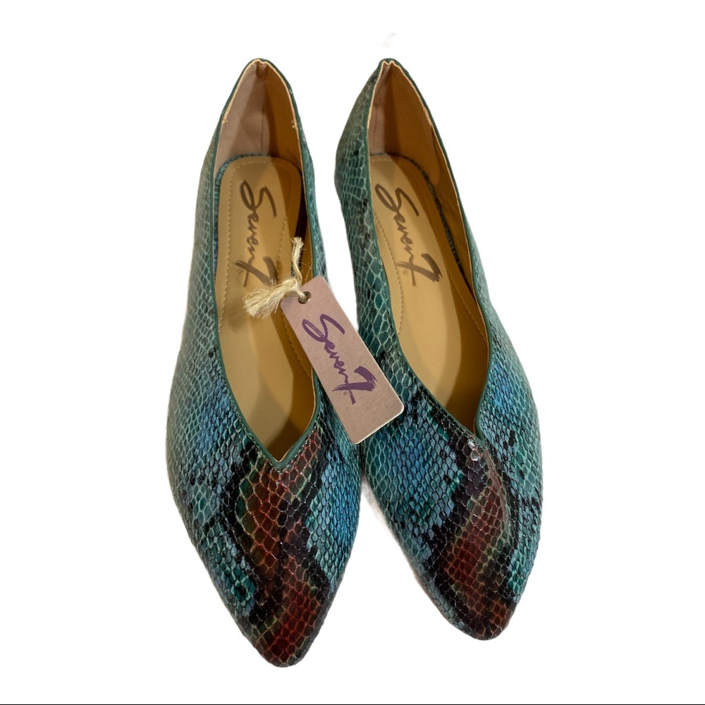 7 Seven New “Nelly” flat animal skin type
